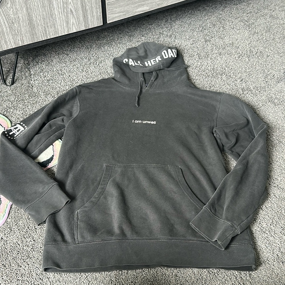 COPY - COPY - Medium (oversize) call her daddy I am unwell hoodie